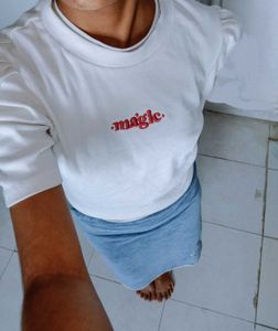 White Knit Top