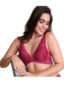 Lace Maroon Bra