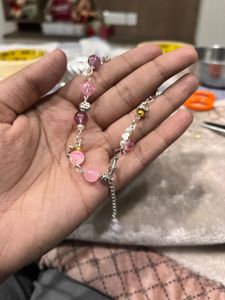 Pink Star Charm Bracelet