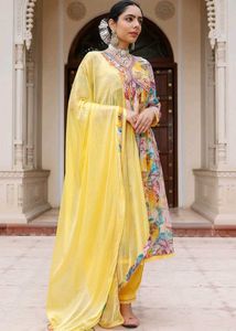 Beautiful Rayon Article Aliya Cut Suit Sale