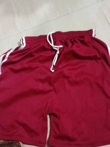 Maroon Casual Shorts
