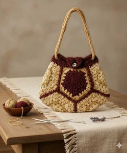 Handmade Crochet Handbag 🩷
