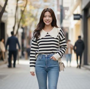 Black And White Sweater