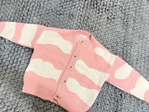 Pink Patterned Cardigan