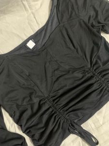 Corset Crop Top With Sleeve 🫶