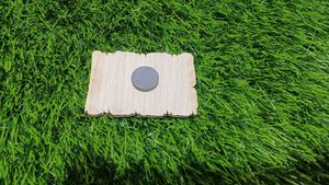 Wooden Fridge Magnet.