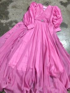 Vintage Pink Chiffon Dress