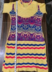 woolen Yellow Kurta