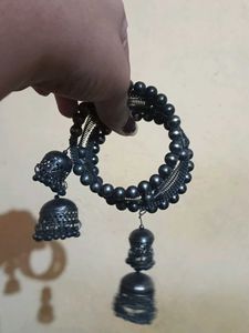 Spiral Oxidised Bangle