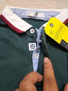 Men&#39;s Polo Shirt - Green w/ Accents