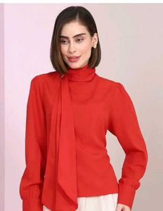 SHEIN  relaxed fit puff sleeve top