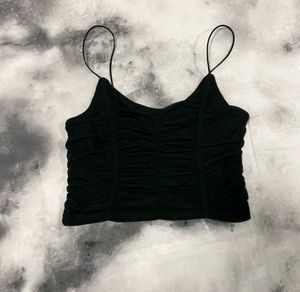 garage scrunched Corset tank top