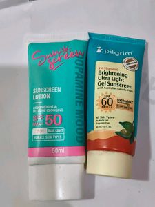 Sunscreen Lotions - Dopamine Mood &amp; Pilgrim