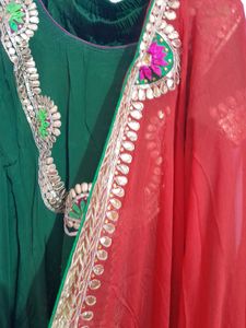 Updwon  Frok Kurti With Garara