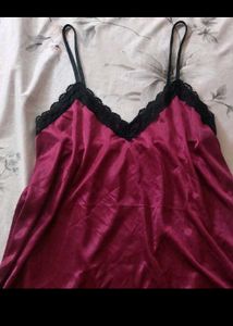Satin Top And Short Set