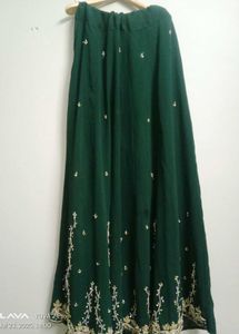 Embroidered Green Blouse