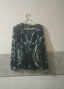 Y2k Sequin Short Kurti