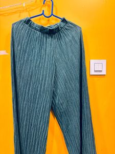 Zara Teal  Wide Leg Pants