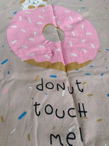 Cute Donut Graphic Night Dress