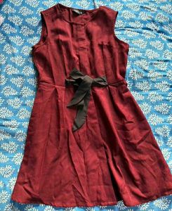 Cute Party Wear Dress With Belt