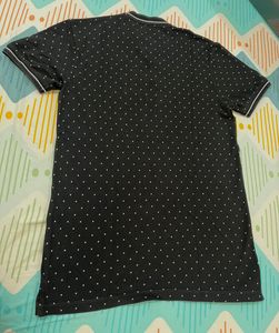 Black Bobby Print Tshirt