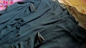 Elegant Black Flared Kurta