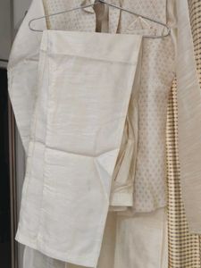 Elegant Cream Ethnic Set