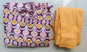 Sangria L Kurti Pant Set
