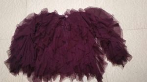 Ruffled Tulle Top