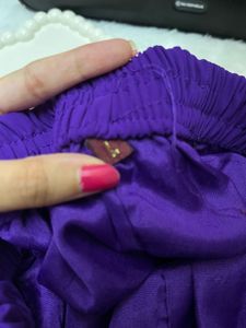 Sequins Purple Kurta Set