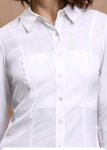 White Formal Shirt For Women