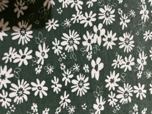 Floral Print Green Dress