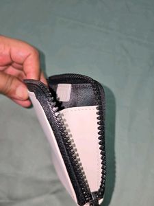 Rubberised Off White Wallet