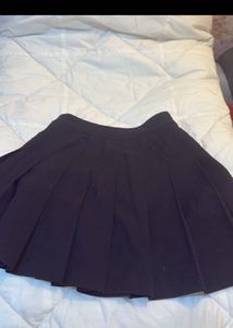 Black Pleated Skirt