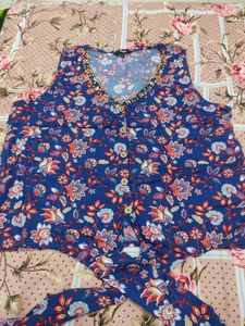 Blue Color Top
