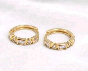 Sweet sparkle hoops earrings