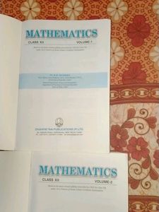 RD Sharma mathematics for class 12 volume 1&amp;2
