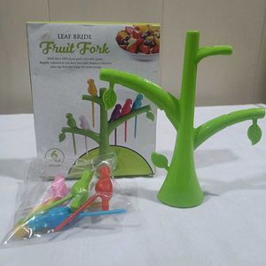 Leaf Bride Fruit Fork Set
