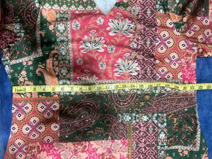 🫰🏻Fablestreet🫰🏻Floral Patchwork Print Straight