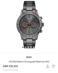 Hugo Boss Allure Chronograph Watch (Model 1513924)