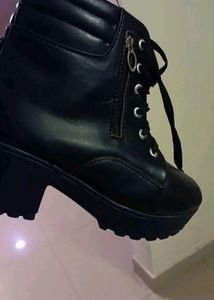 Black Leather Boots