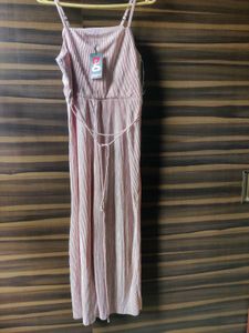Elegant Pink Maxi Dress