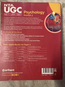 Arihant UGC Net Psychology Book