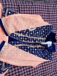 Peach Colour Short Frock