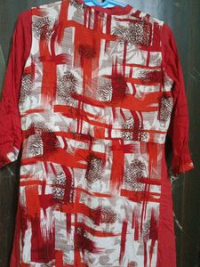 Rayon Long Straight Stylish Kurti