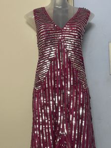 Pintrest Pink Sequin Party Dress
