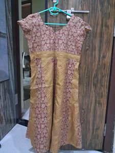 Silk Anarkali Salwar With Chudidar