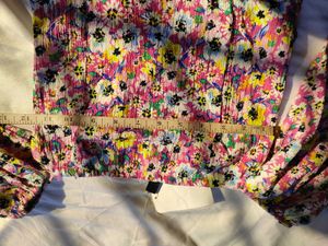 H&amp;M Crinkled off-the-shoulder dress