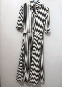 Striped Shirt Dress