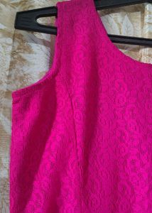 Pink Peplum Dress